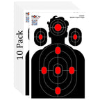 ROCA 12" x 18" Black Yellow Impact Burst Splatter Targets