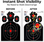 ROCA 18" x 24" Black Yellow Impact Burst Splatter Targets (10 Pack)