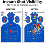 ROCA 18" x 24" Blue Yellow Impact Burst Splatter Targets