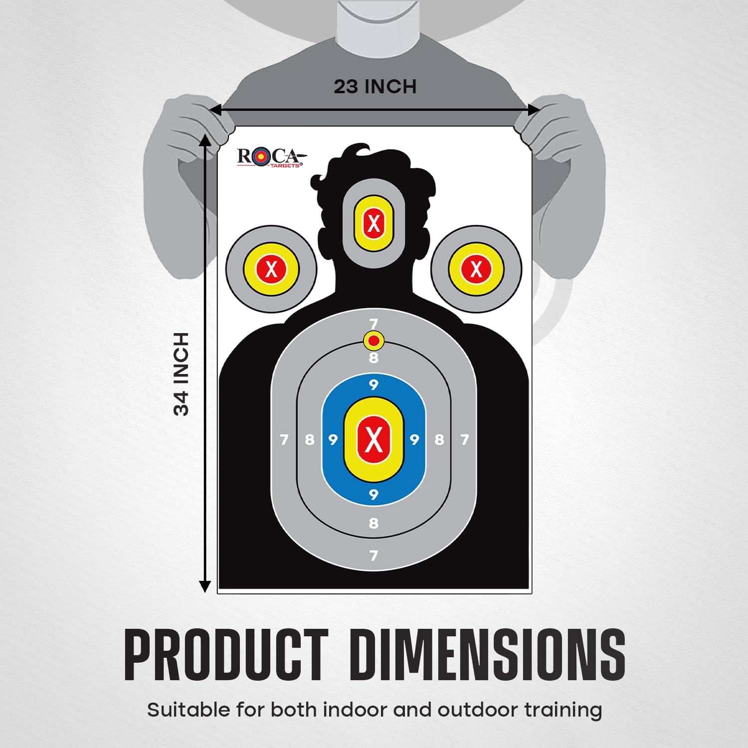 Roca Targets Assorted Paper Shooting Targets (20 Pack)