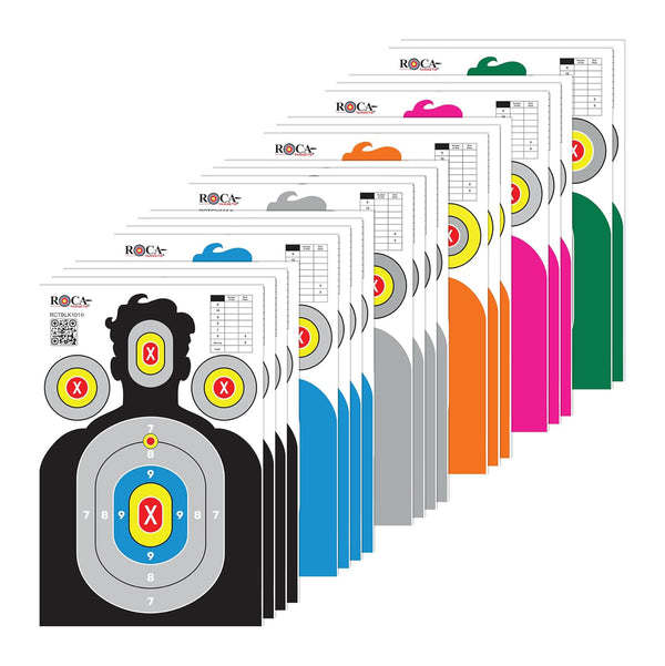 Roca Targets Assorted Paper Shooting Targets (20 Pack)