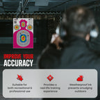 23” x 34” Silhouette Shooting Targets – 20 Pack High-Visibility Anti-Glare Paper Targets for Rifle, Pistol, BB & Pellet Guns