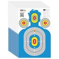 Silhouette Paper Shooting Targets 23x34" – Blue High Visibility Gun Range Targets (20 Pack)