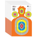Silhouette Paper Shooting Targets 23x34" – Orange High Visibility Gun Range Targets (20 Pack)